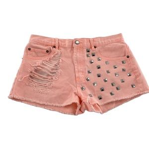 Forever 21 High Waisted Shorts coral
